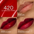 thumbnail image 3 of L'Oreal Paris Hyaluron Tint Lip Stain, 420 Le Rouge Paris, 0.16 fl oz, 3 of 11