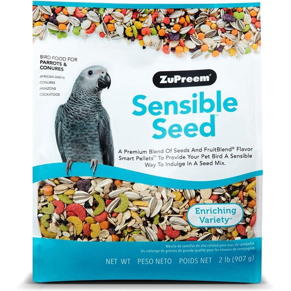 Zupreem Sensible Seed Bird Food For Parrots & Conures