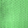 thumbnail image 1 of Ahgly Company Indoor Square Oriental Emerald Green Industrial Area Rugs, 4' Square, 1 of 4