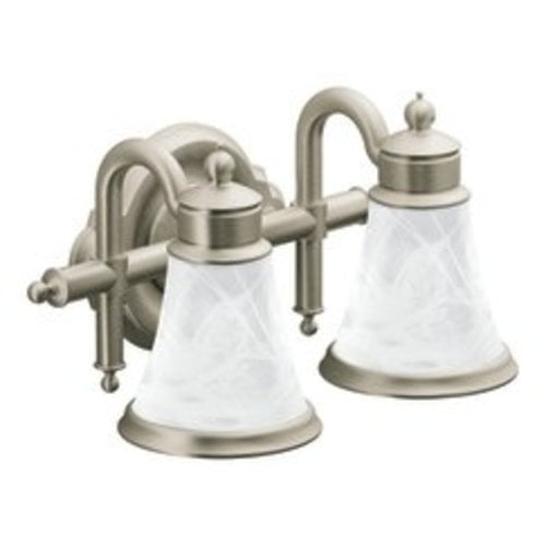 Moen Yb9862 14 Wide 2 Light Bathroom Fixture From The Waterhill Collection Com Moen Yb9862 14 Wide 2 Light Bathroom, Moen Bathroom Light Fixtures