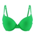 thumbnail image 3 of Xdegoge Women's Thin Strap Plunge Bra with Molded Cups, Push-Up Underwire Support Smooth Jelly Bras All-Day Style for Versatile Everyday Wear, 3 of 3
