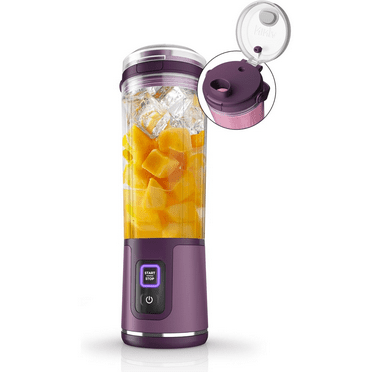 Blast Portable Blender, Cordless, 18oz. Vessel, Personal Blender-for Shakes & Smoothies, BPA Free, Leakproof-Lid & Sip Spout, USB-C Rechargeable, Dishwasher Safe Parts, Passion Fruit