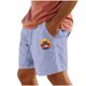 thumbnail image 1 of Pantalones Cortos para Hombre Cintura Elástica con Bolsillos Color Sólido Casual Cordón Suelto Pantalones Cortos de Ejercicio, 1 of 4