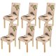 thumbnail image 1 of Funda protectora para silla ABPHQTO diseño de oso beige Juego de 6, 1 of 4