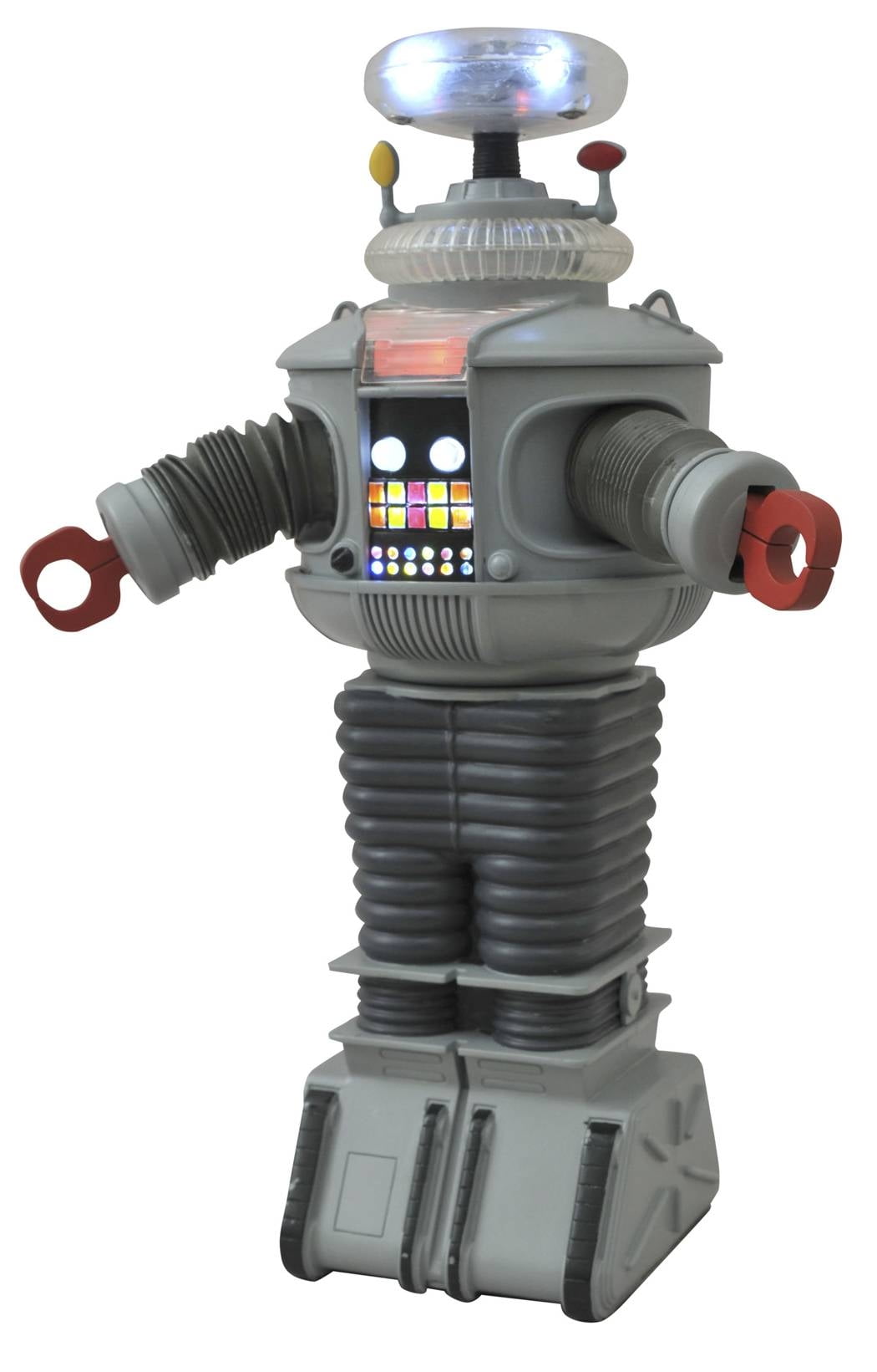 Lost in Space Electronic B-9 Robot 11" W/ Lights and Sounds Free Ship! NEW 