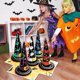 thumbnail image 3 of Juego de lanzamiento de anillos para Halloween, 5 sombreros de bruja inflables, 10 anillos de plástico para fiestas de Halloween, carnavales y escuelas., 3 of 4