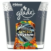 Glade Jar Candle Air Freshener, Sultry Amber Rhythm, 1 ct, 3.4 oz