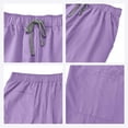 thumbnail image 6 of Men Cargo Scrub Pants Classic Straight Leg Fit Multi Pockets 4 Way Stretch Anti Wrinkle Moisture Wicking, 6 of 7