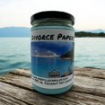 thumbnail image 1 of Divorce papers Vegan Coconut Soy 12 oz/ 355 ml Candle Hand-poured, Eco-friendly, Clean Burning, Woodsy/ Clean Fruity Wood Wick, 1 of 4