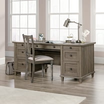 Sauder Hammond Executive Desk, Emery Oak Finish