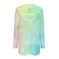 thumbnail image 6 of BODOAO Women's Cardigans Open Front Casual Lightweight Long Sleeve Knit Classic Fall Fashion Cardigan with Pockets Autumn and Winter Gradient Thin Mid Length Cardigan Side Pocket Jacket Pink Xxl, 6 of 6