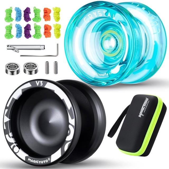 Yoyo MAGICYOYO V3 Metal + K2 Plastic para niños con funda y cuerdas