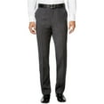thumbnail image 2 of Ryan Seacrest Mens Birdseye Dress Pants Slacks, Grey, 32W x 32L, 2 of 2