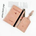 thumbnail image 2 of Bolsa de pasaporte antimagnética de cuero de PU, etiqueta de equipaje, traje de cuero, cepillo antirrobo, porta pasaporte, bolsa de identificación, funda para pasaporte en existencia, 2 of 5