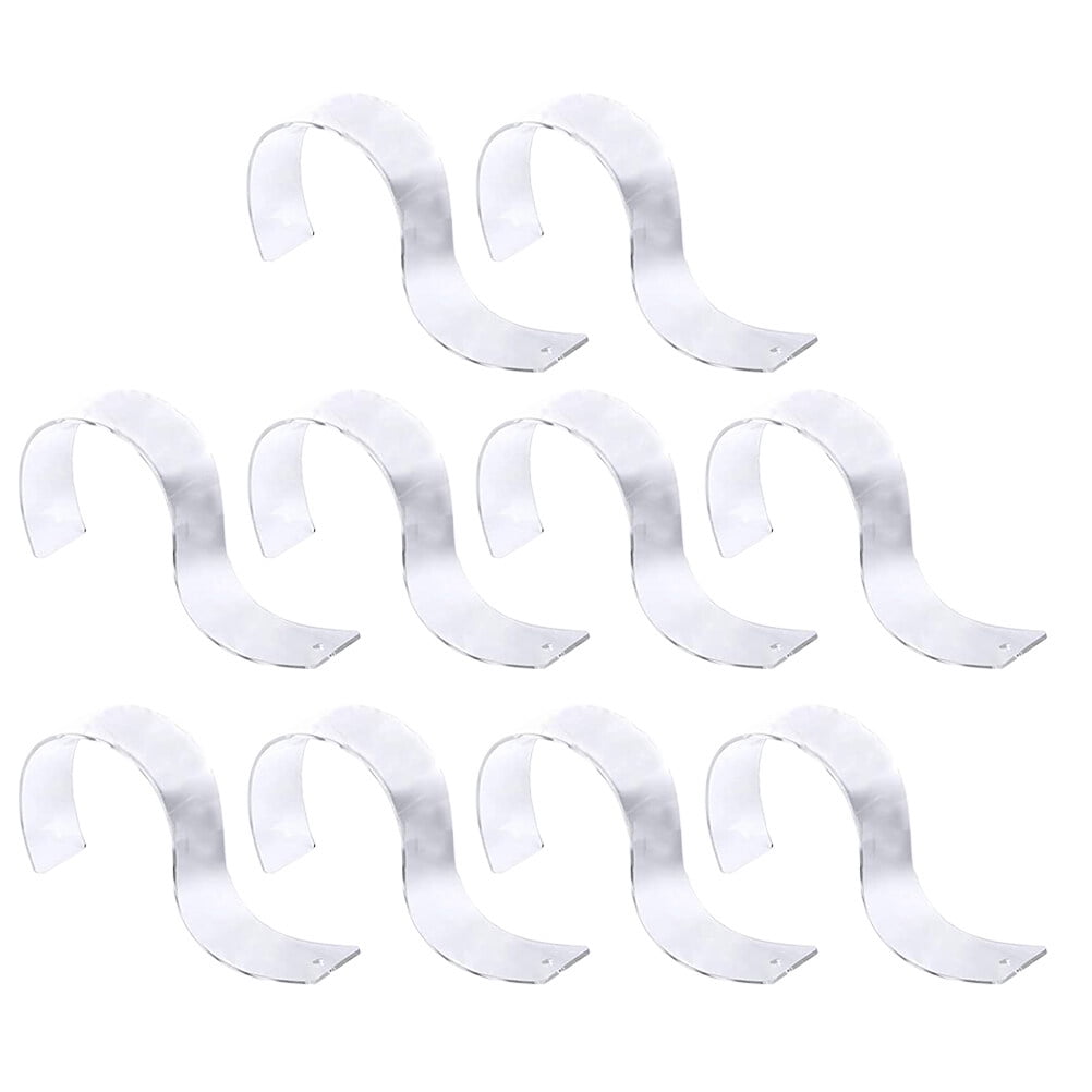 HOMEMAXS Belt Display Stand SShaped Acrylic for Store and Home Use Transparent Material High Quality
