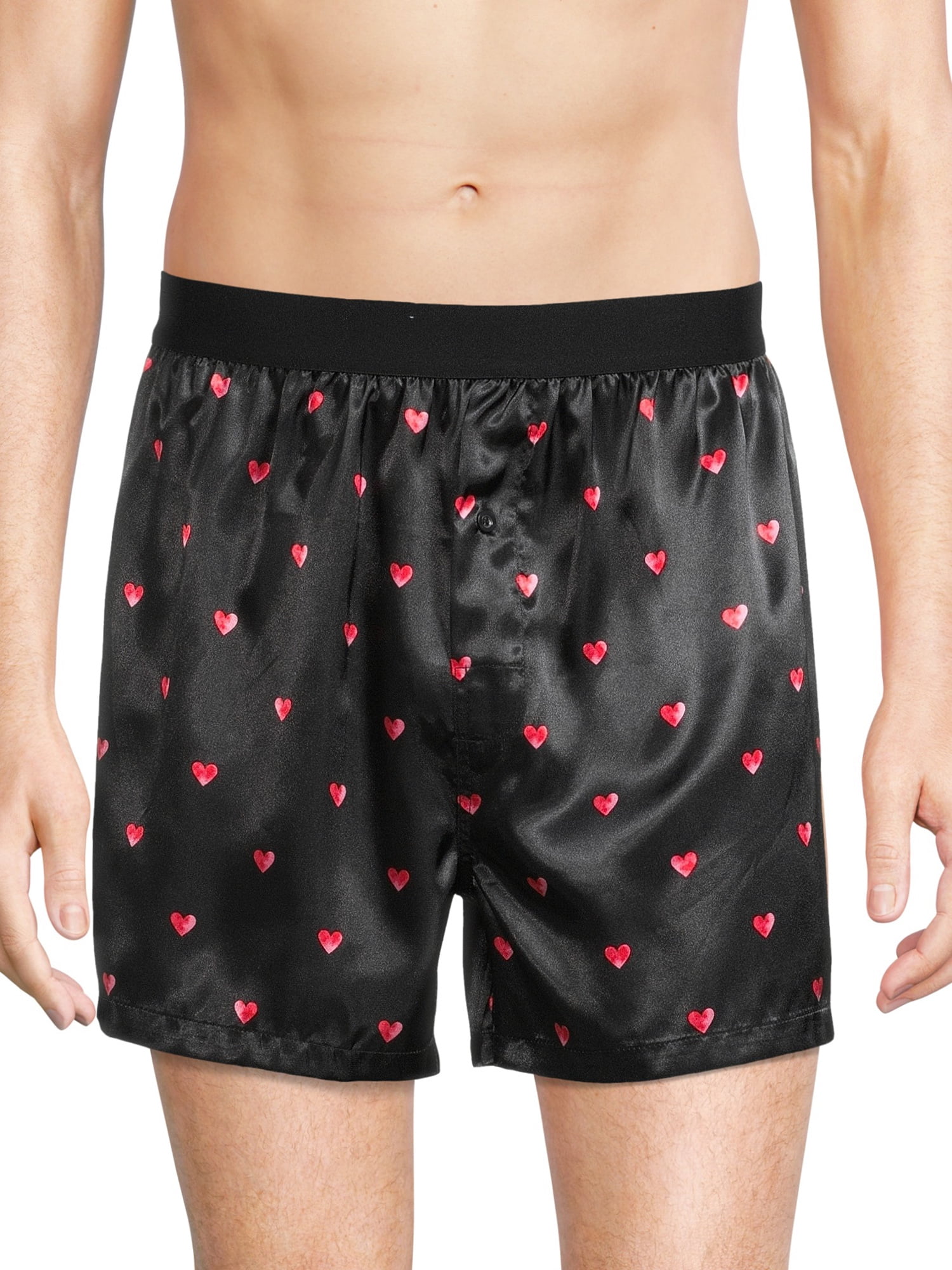 Valentine's Day Men's and Big Men's Hearts Boxer Shorts