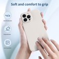 thumbnail image 2 of for iPhone 12 Pro Max Case with Screen Protector,Complete Protection with Enhanced Camera Lens Cover,Soft Silicone Protective Phone Case for iPhone 12 Pro Max 6.7",Rock Grey, 2 of 7