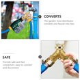 thumbnail image 4 of 1PC Ball 3/4 inch Garden Hose Barb 3-way Shut-off Pipe Replacement, 4 of 8