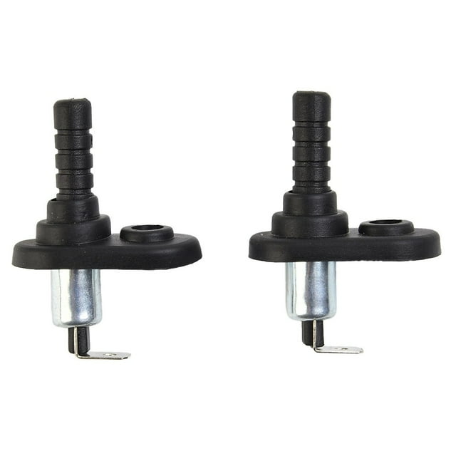 Bgsha 2x Car 20A 12V Courtest Light Door Switch Alarm Bonnet Boot Glove Box Universal