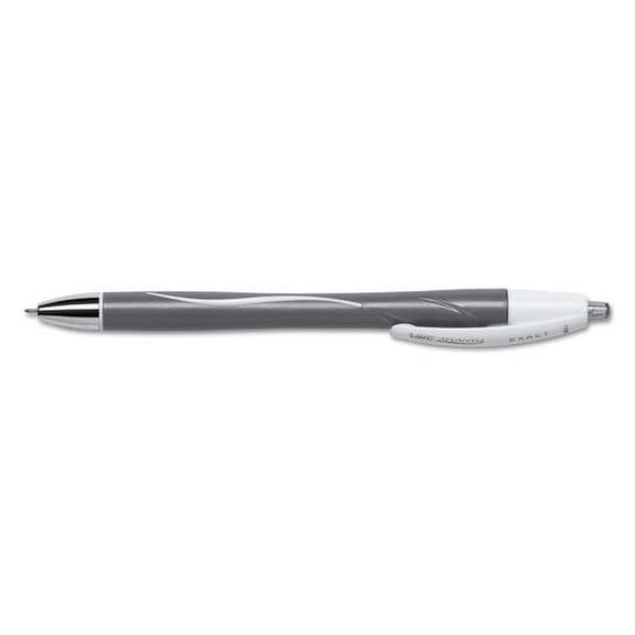 Atlantis Exact Retractable Ballpoint Pen, Black Ink.7mm, Fine, Dozen