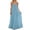 A-Blue, variant on Dresses for Women Cotton Linen Spaghetti Strap Maxi Dress Casual Adjustable Open Back Ties Flowy A-Line Long Dress Beach Vacation Outfits