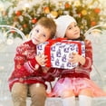 thumbnail image 6 of HOWAF Purple Christmas Wrapping Paper, Pastel Snowflake Tree Snowman Gingerbread Gift Wrap Paper Bulk for Xmas Holiday Winter Party Vacation Baby Shower, 20x26inches (Folded Flat), 6 of 8