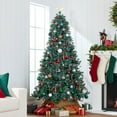 thumbnail image 4 of Best Choice Products 7.5ft Pre-Lit Blue Spruce Christmas Tree w/ Foldable Base, 420 Lights, 1384 Tips, 4 of 8