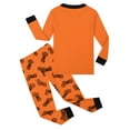 thumbnail image 4 of CAICJ98 Boys Pajamas Cotton Planet Pjs Toddler 2 Piece Sleepwear Kids Boys' Clothing Sets (Orange,7-8 Years), 4 of 5