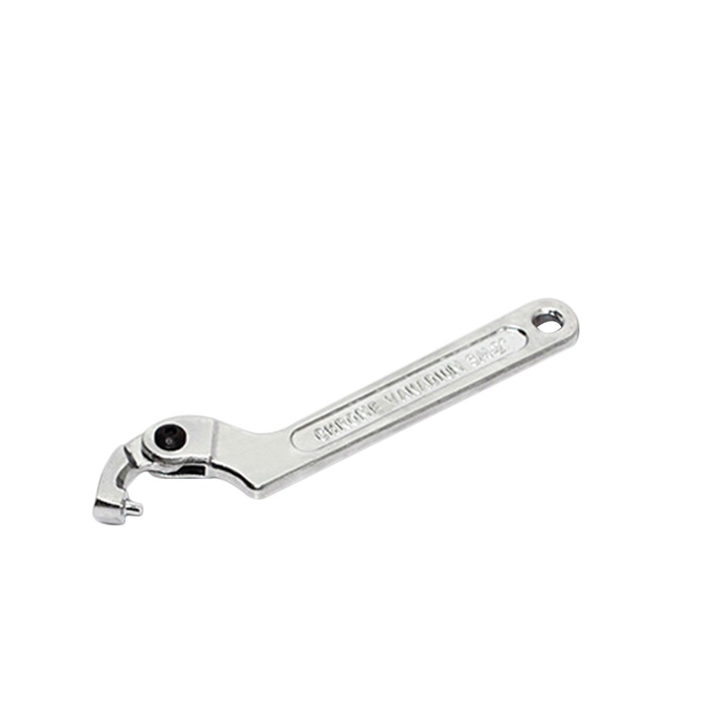 Round Head Adjustable Hook Wrench C Spanner Chrome Vanadium Nuts
