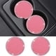 thumbnail image 2 of Posavasos de coche Bling de PVC, color rosa, para viajes, portavasos, posavasos antideslizantes de cristal para el interior del vehículo, accesorios para tazas para mujeres y niñas (2,75 pulgadas de, 2 of 6