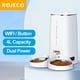 thumbnail image 2 of ROJECO 4L Automatic Pet Feeder Smart Cat Food Kibble Dispenser Remote Control WiFi Button Auto Feeder For Cats Dog Accessories ShopWise Round, 2 of 10