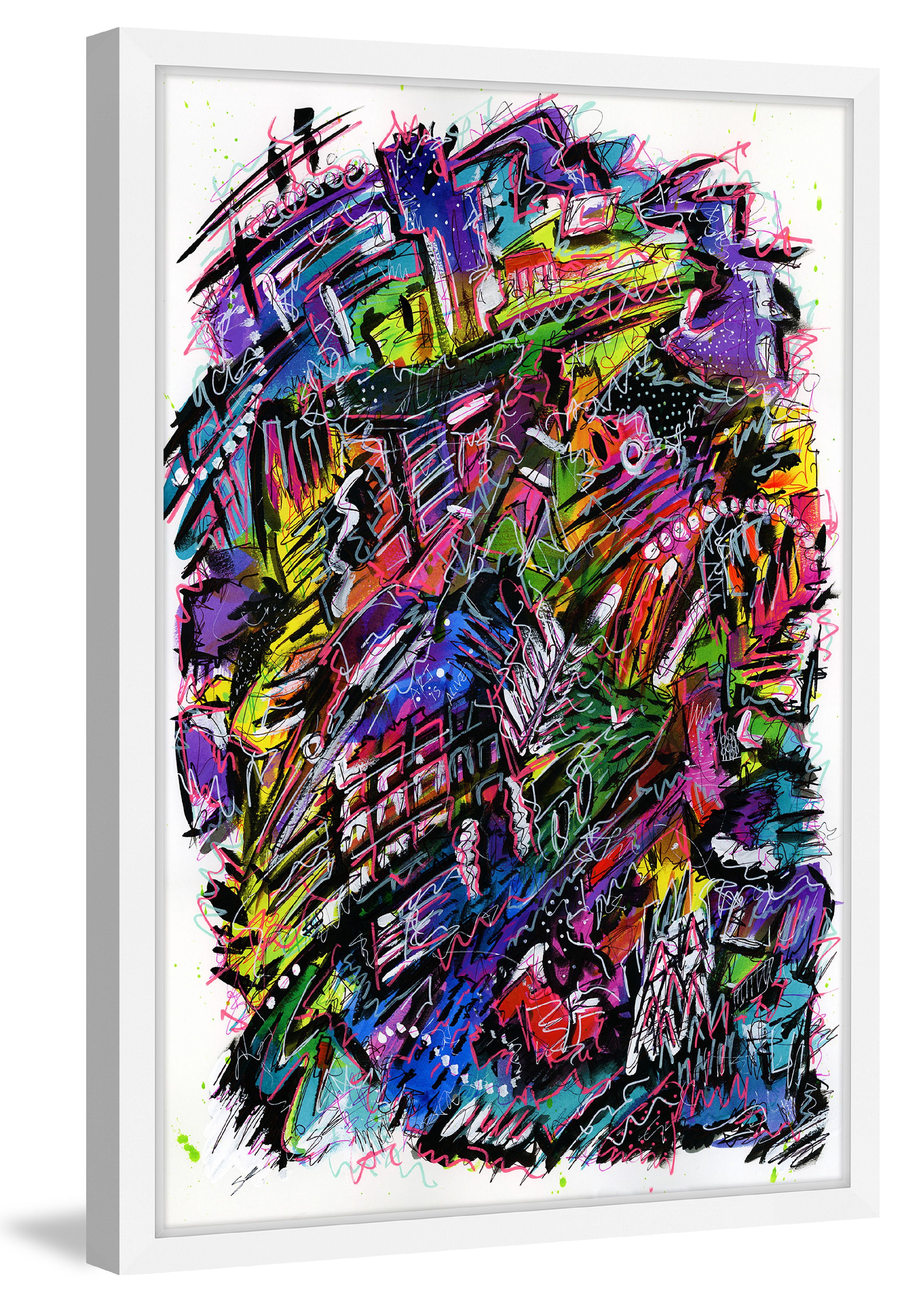 "Wild" Framed Painting Print