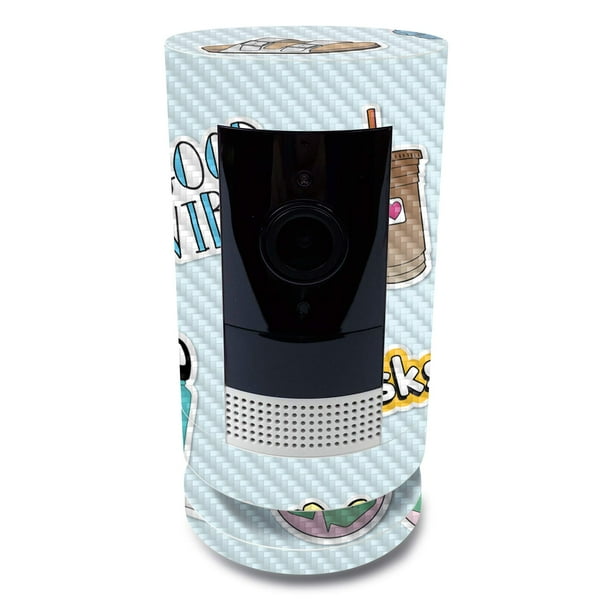 Mightyskins Piel De Fibra De Carbono Para Batería Ring Stick Up Cam – Vsco Girl | Acabado Protector De Fibra De Carbono Texturizado Duradero | Fácil De Aplicar Quitar Y Cambiar Estilos | Hecho En Los
