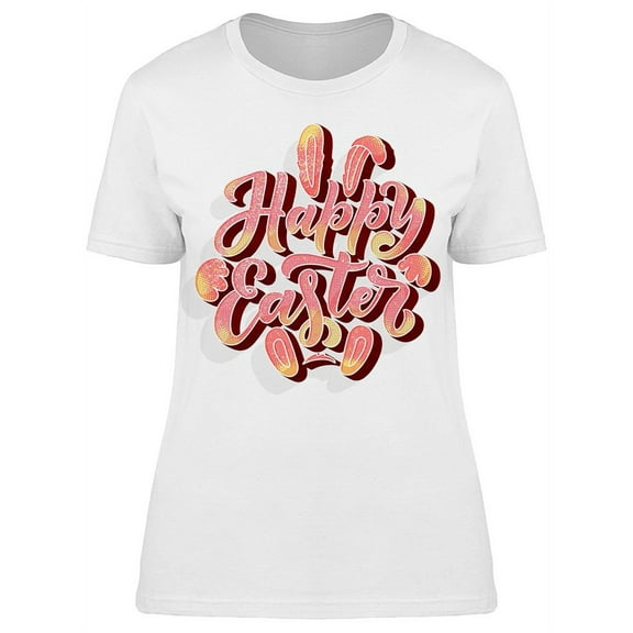 Happy Easter Abstract T-Shirt Women -Image by Shutterstock, Female Large