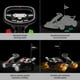 thumbnail image 4 of CazToi Kart Eléctrico Infantil 24V 400W 7.5 MPH Derrape Ajustable 6+ Años Azul, 4 of 7