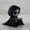 Black, variant on Grim Reaper Reading Figurine - Handmade 3D Printed Gothic Halloween Decor, Glow in the Dark Book Collectible