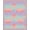 Purple Mint Coral, Pattern 1, variant on ODIKA Sprinkle Purple Video Pastel Stars Mermaid Classroom Kawaii Motifs Playful Non-Slip Flatwoven for Living Room, Under Sectional, Family