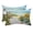 Blue, variant on 1 Pack Outdoor Waterproof Throw Pillows for Head,Country Eucalyptus Leaves Cushion Cases with Insert&Straps Neck Pillows for Patio Chaise Lounge Recliner Chair,Watercolor Teal Green Leaf
