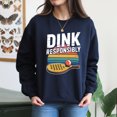 thumbnail image 4 of EcoLoom Dink Responsibly Pickleball Long Sleeve Unisex Midweight Crewneck Sweatshirt, 4 of 4
