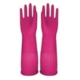 thumbnail image 1 of Full Hand Protection Gloves Waterproof Non-slip Dishwashing Gloves Heat-insulated Kitchen Cleaning Tool, 1 of 8
