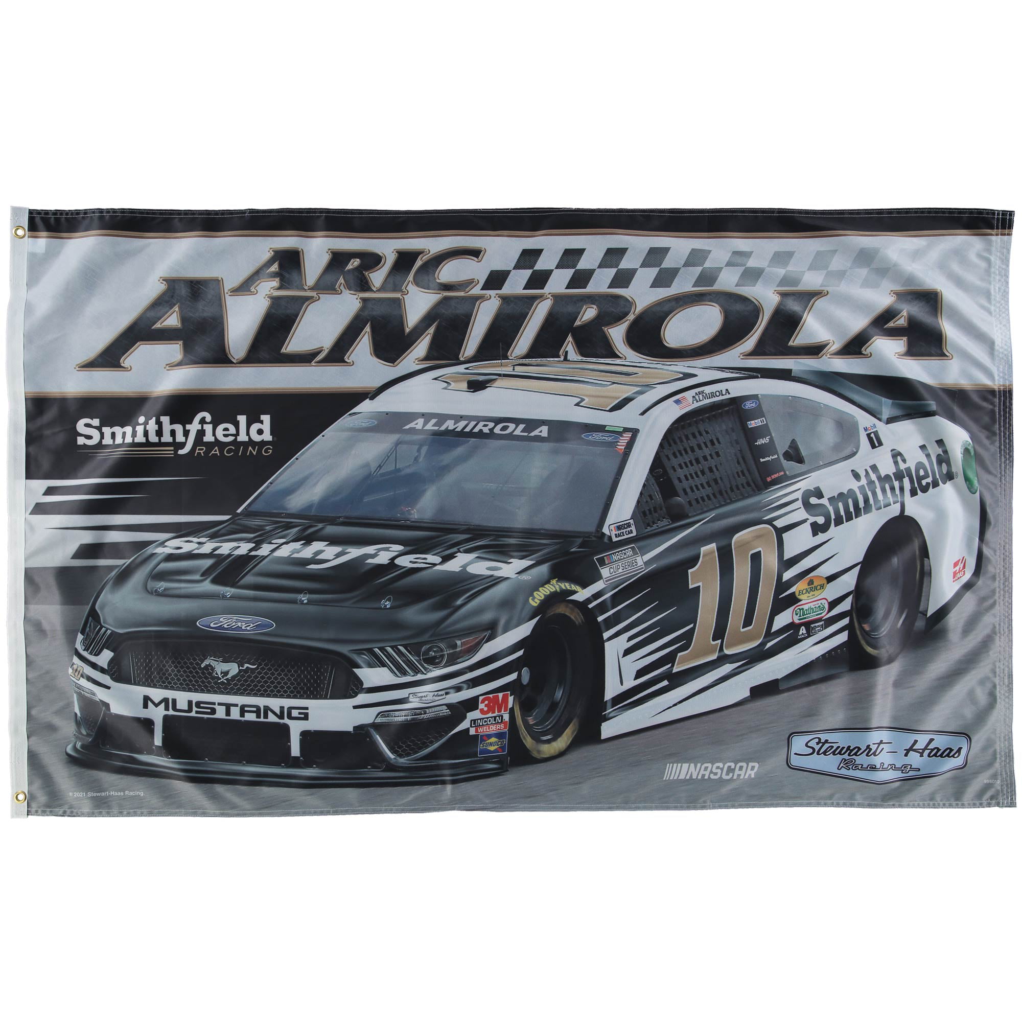 2021 1/64 #10 Aric Almirola “Smithfield“ Mustang ALL DIECAST BODY & CHASSIS 