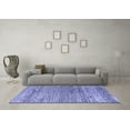 thumbnail image 3 of Ahgly Company Indoor Rectangle Oriental Blue Modern Area Rugs, 5' x 7', 3 of 4
