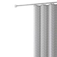 thumbnail image 2 of Cortina impermeable de 180x200cm para cuarto de baño, cortina para dormitorio (rejilla gris), 2 of 6