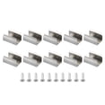 thumbnail image 1 of Unique Bargains LED Strip Light Clips Mounting Bracket Fixing Clips with Screws for 12mm-13mm Light Cable Ribbon 100 Pack, 1 of 6