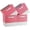 Pink & White, variant on Storage Cube Bins | 7.7 oz/yd² Fabric Cubby Organizer Baskets for Shelf, Closet, Cabinet, Wardrobe | KALLAX Shelving Unit Insert Drawer | 4 Pack, Pink & White, 13x15x13 Inch
