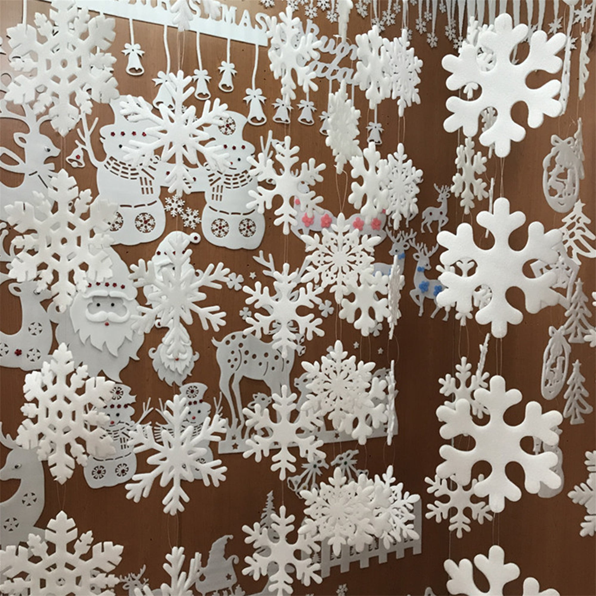 NOLITOY 9 Pcs Foam Christmas Snowflakes Foam Snowflakes Snowflake Shapes  Molds Christmas Snowflake Ornaments Snowflake Table Scatter Snowflake