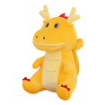 thumbnail image 3 of Almohada de dragón chino de peluche, juguete para dormir, almohada multifuncional china Amarillo, 3 of 9