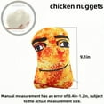 thumbnail image 2 of Funny Nuggets Plush Stuffed Toys Soft Throw Pillow Decor-Perfect Gift for Fans-Cute Stuffed Animal for Kids & Adults-9.1inches, 2 of 7