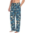 thumbnail image 6 of Naloa Anchors Pajama Pants Men, PJ Bottoms, Sleep & Lounge Pants-Small, 6 of 6