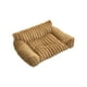 thumbnail image 2 of Cama para perros y gatos con forro de piel de conejo | Cojín suave y acogedor para sofá para mascotas para todo tipo de clima | Calidez invernal | Material transpirable | 50 x 30 x 20 cm | Gris,, 2 of 6